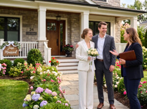 Home financing vendor at the Rochester Wedding Expo offering mortgage and loan solutions for newlyweds and homebuyers