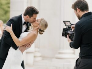 Wedding videographer at the Rochester Bridal Show for 585Wedding.com